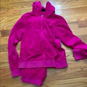 Juicy couture of a Valore set pants and hoodie